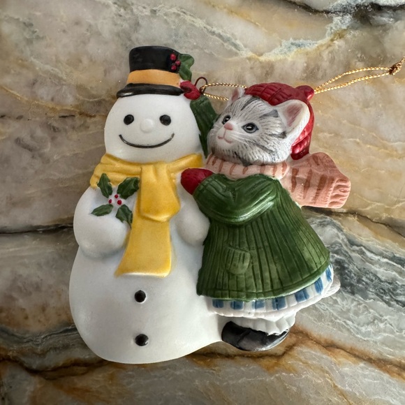 Schmid - Kitty Cucumber 1987 - Vintage Christmas Ornaments - Picture 8 of 10